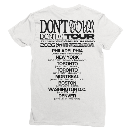 "DON'T TOUR" Tee